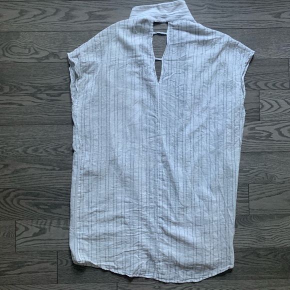Zara Basic Linen T-Shirt Dress - Picture 3 of 6